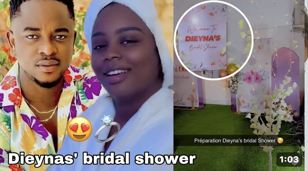 (Vidéo) – Mariage Bril Fight 4 et Dieyna Baldé : Le Bridal shower de Dieyna…