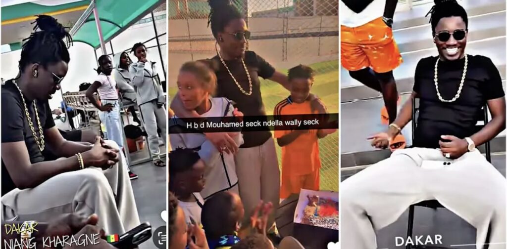 (Vidéo) – Anniversaire de Mouhamed et de Ndella : Wally Seck chante pour ses enfants…