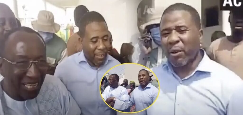 (Vidéo) – Première apparition de Bougane après sa libération….