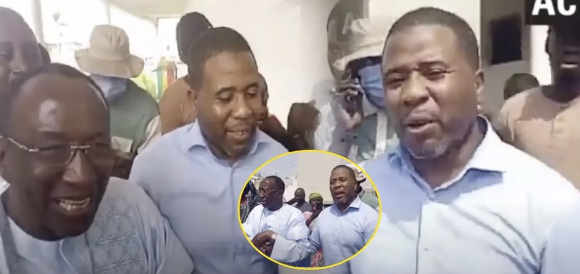 (Vidéo) – Première apparition de Bougane après sa libération….