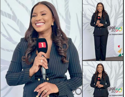 Journaliste à la RTS : Adama Anouchka Ba, la beauté qui captive les téléspectateurs