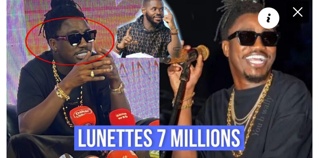 (Vidéo)- «Pourquoi j’ai acheté une paire de lunettes à 7millions fcfa»; Wally Seck se justifie