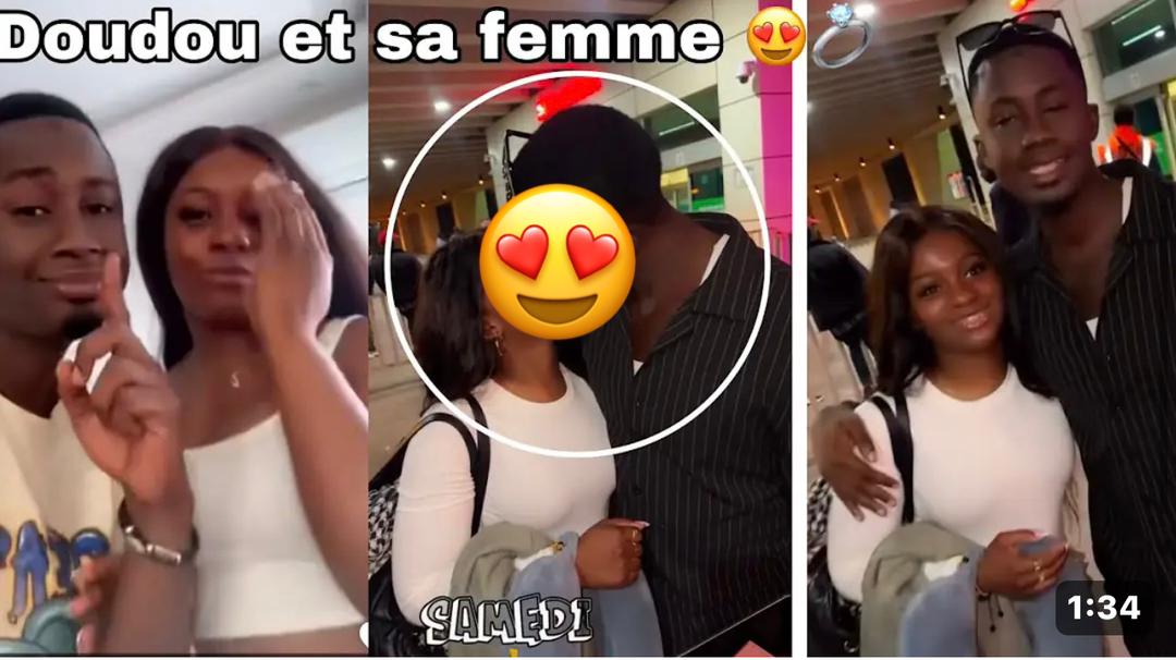 (Vidéo) – Doudou et sa femme : un bisou plein de romantisme qui fait sensation…