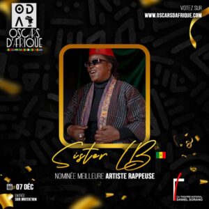 Sister LB : une étoile du rap sénégalais nominée aux Oscars d&rsquo;Afrique