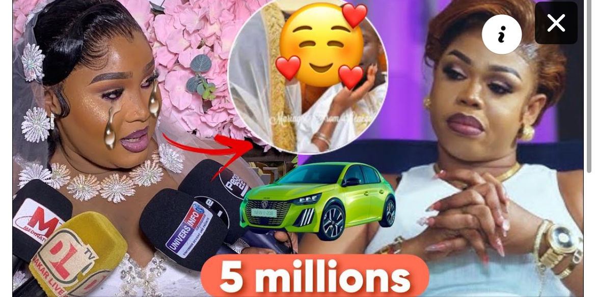 (Vidéo)- Oulyta, l’ex employée de Mame Ndiaye Savon s’est mariée et reçoit une dot de 5millions