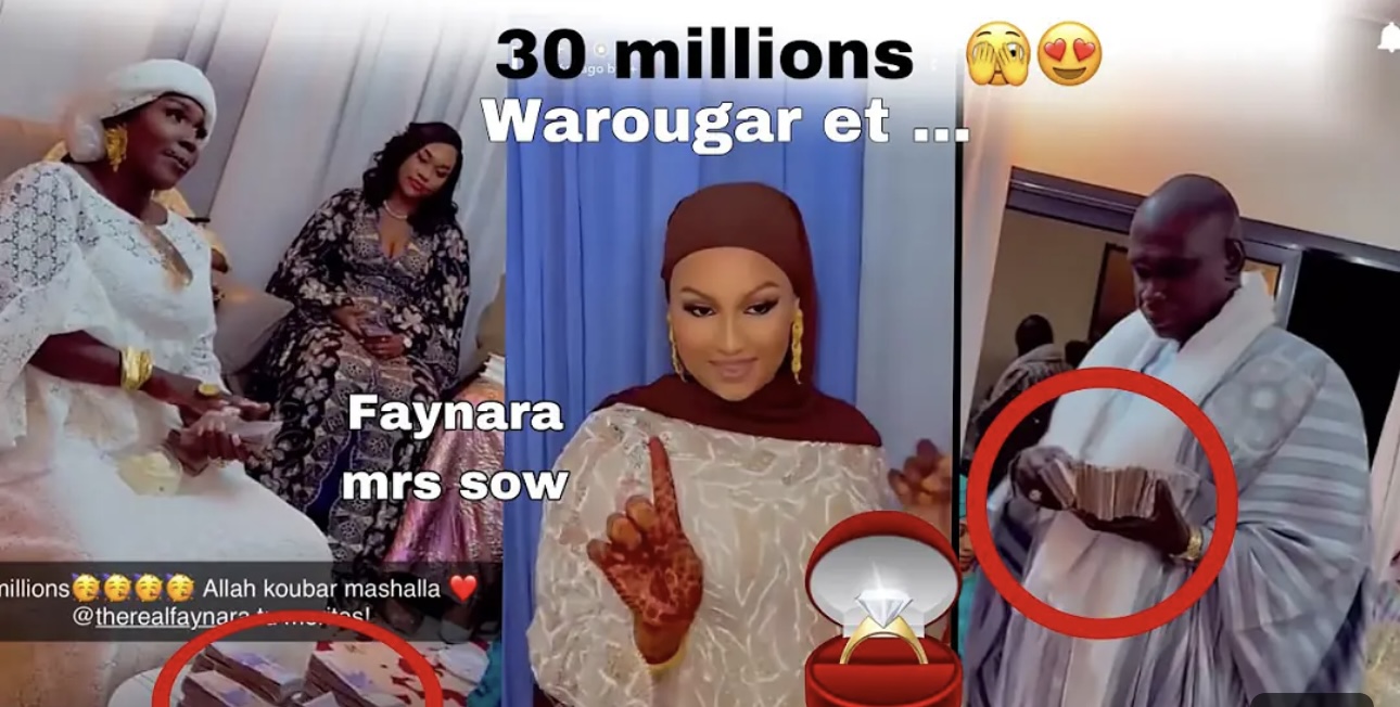 (Vidéo) – 30 millions, bague en diamant…: Le fou « warougal » de Faynara pour son mariage.