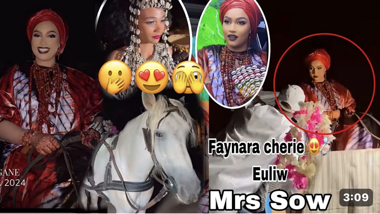 (Vidéo) – Mariage Faynara : L’influence comme une reine sur un cheval…