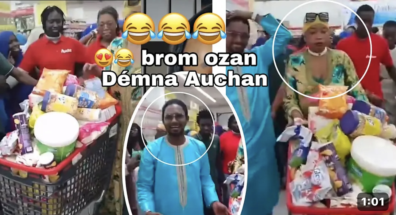 (Vidéo) – La femme qui a prononcé « Ozan » gâtée par le supermarché…