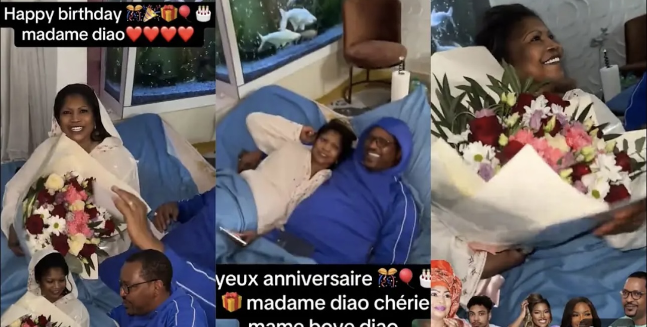 (Vidéo) – Anniversaire de la femme de Mame Boye Diao : La belle surprise de ses enfants…