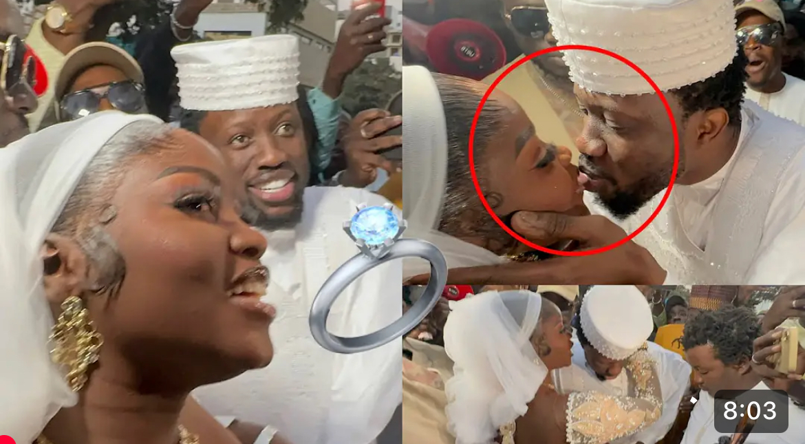 (Vidéo)- Admirez les bisous sucrés de Bass Thioung à son épouse Fatou Ndiaye