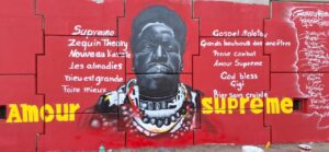 Fresque murale : Kheucha04 rend hommage à Youssoupha dans les rues de Dakar