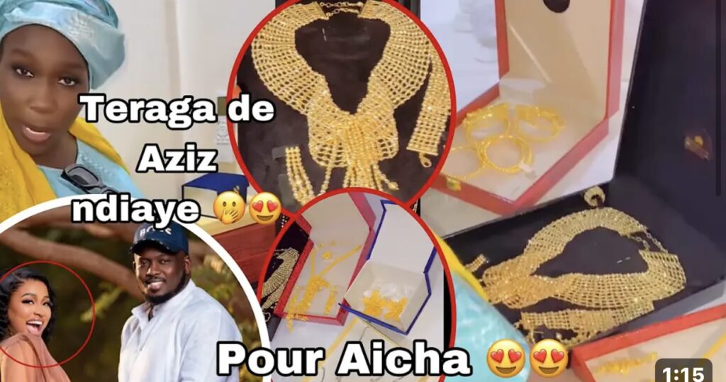 (Vidéo) – Veille du baptême de son fils : Aziz Ndiaye gâte sa femme Aïcha Rassoul…