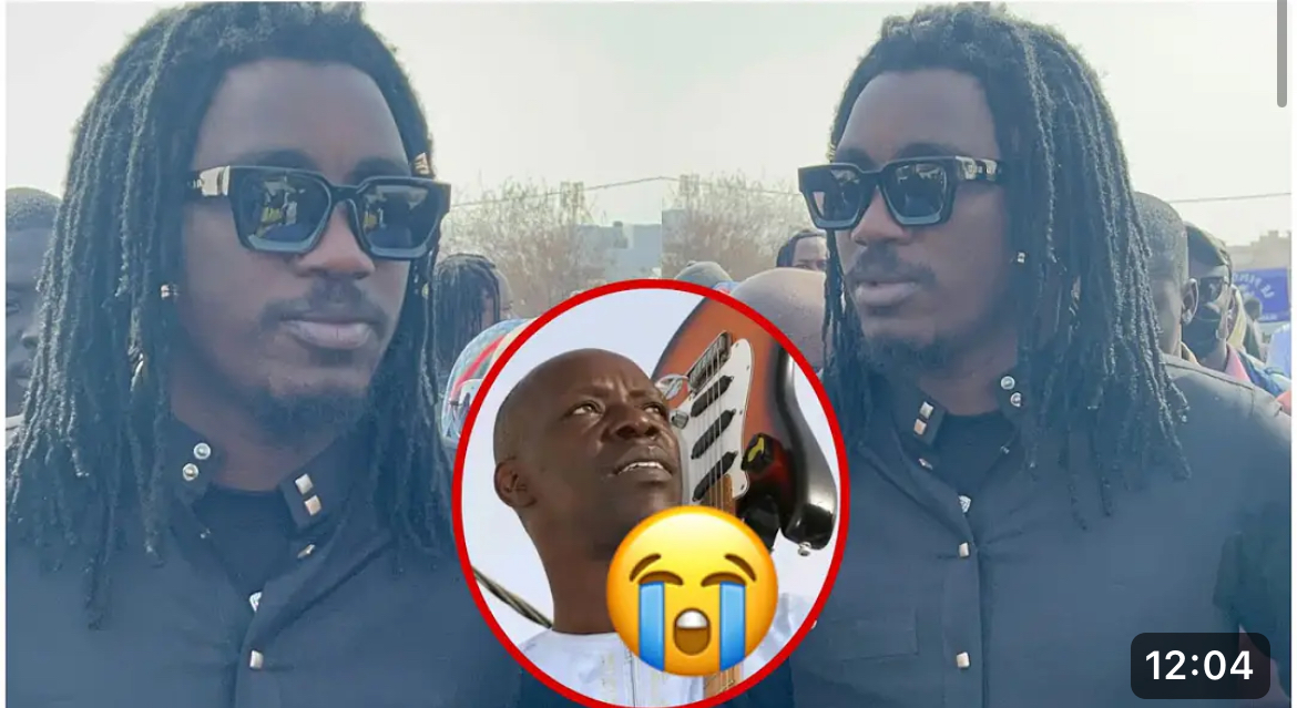 (Vidéo)- Wally Seck sous le choc à l’enterrement du guitariste Djimy Mbaye