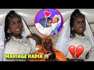 (Vidéo) – En robe et make up  démodé, la comédienne Radia célèbre son mariage