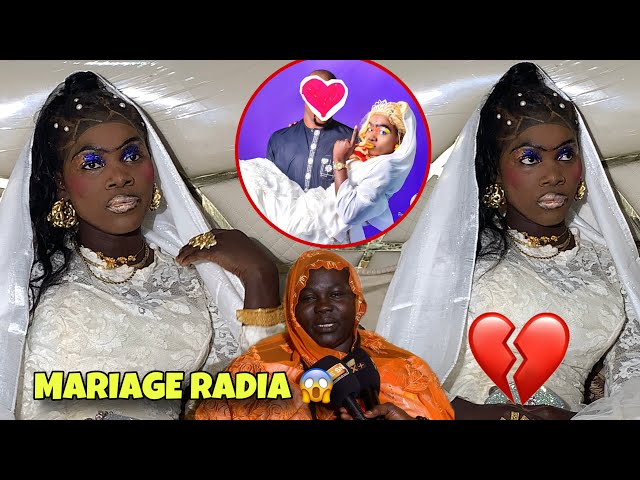 (Vidéo) – En robe et make up  démodé, la comédienne Radia célèbre son mariage