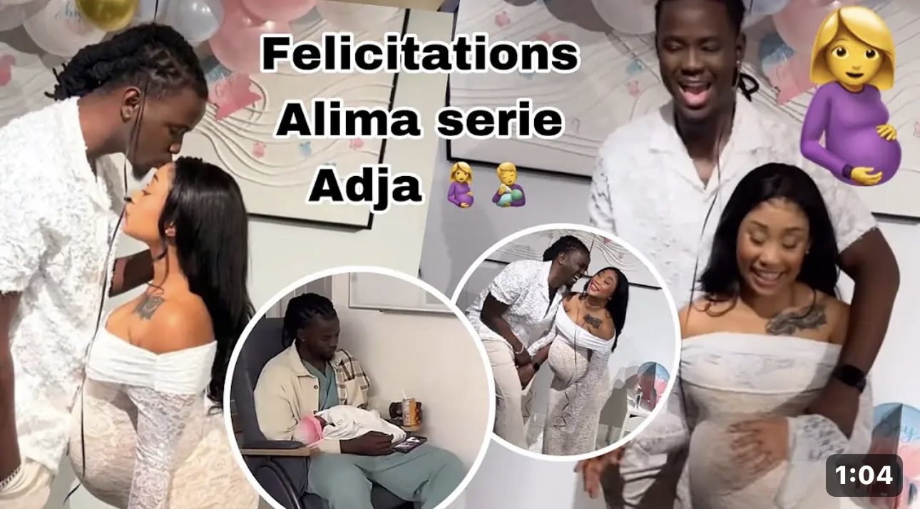 (Vidéo) – Alima de la série Adja annonce la naissance de son bébé…