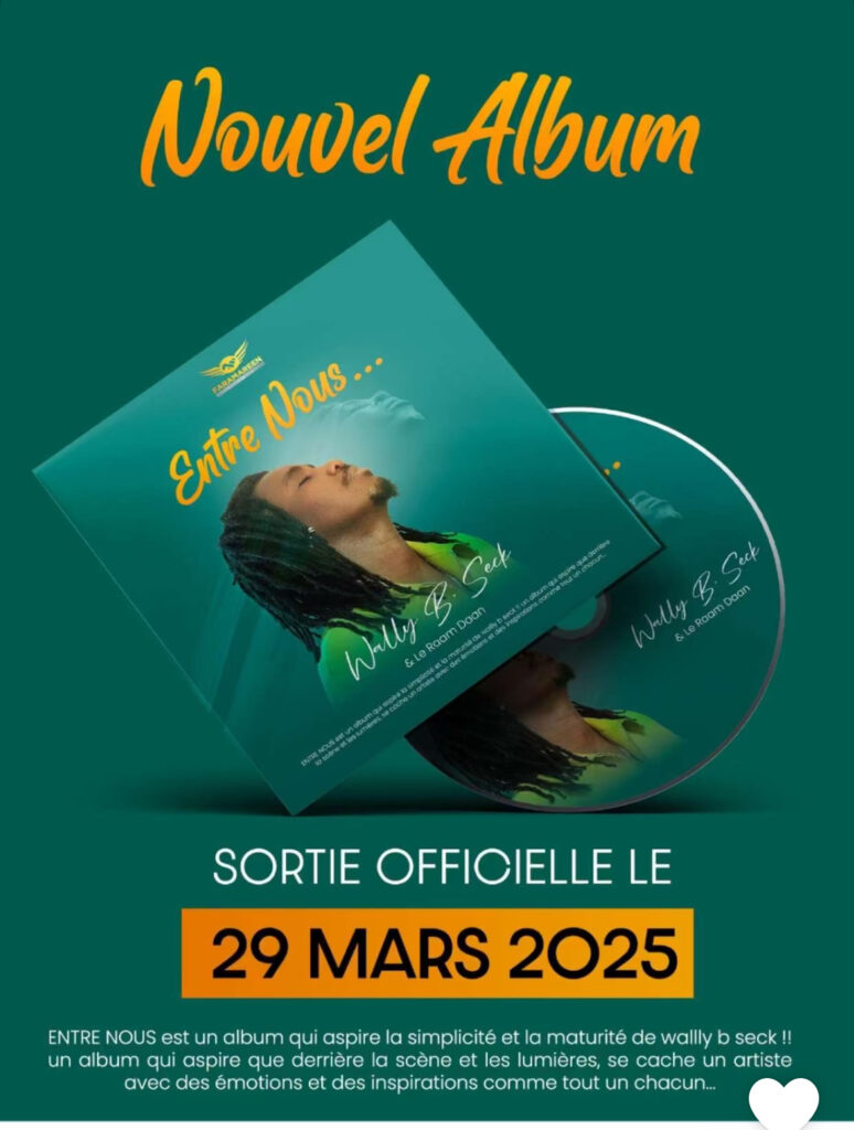 Wally Seck dévoile la date de sortie de son nouvel album «Entre Nous »