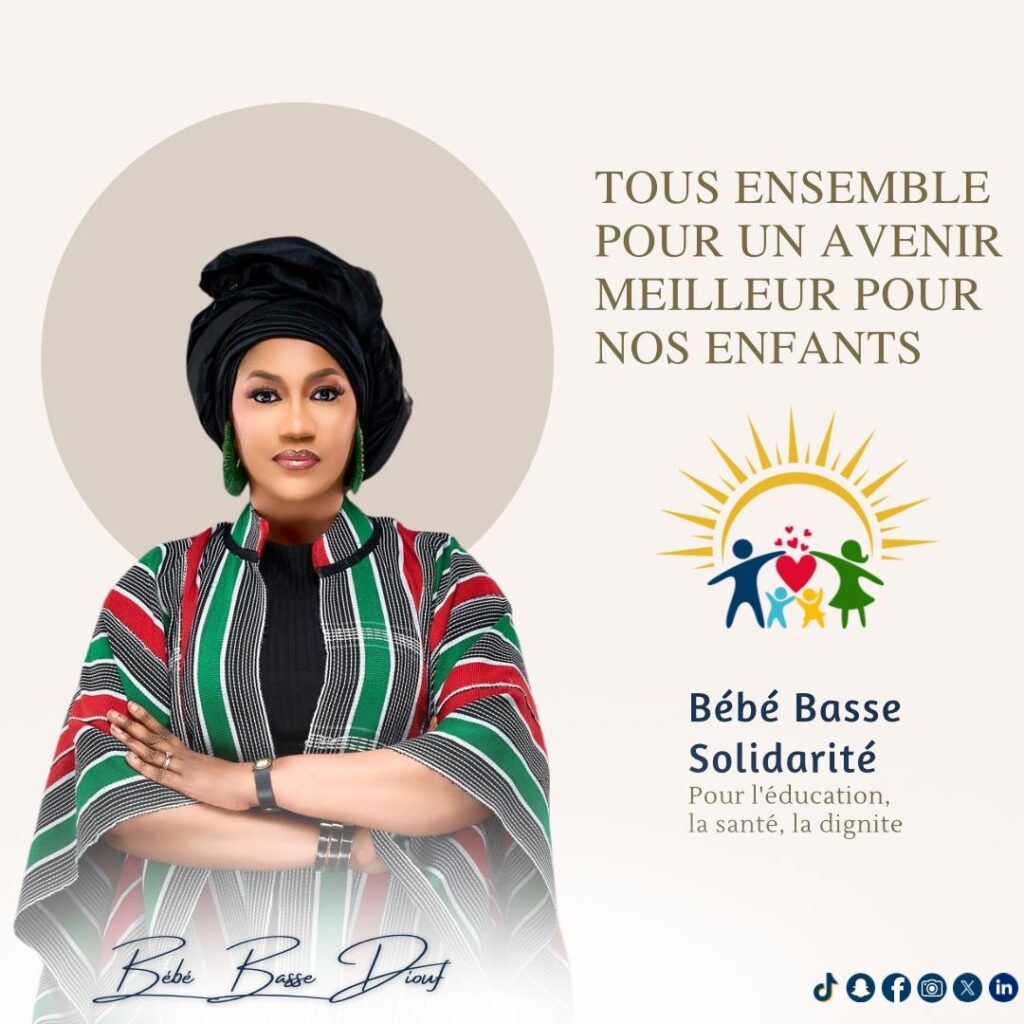 La femme du chanteur Pape Diouf lance son association caritative : “Bébé Bass Solidarité