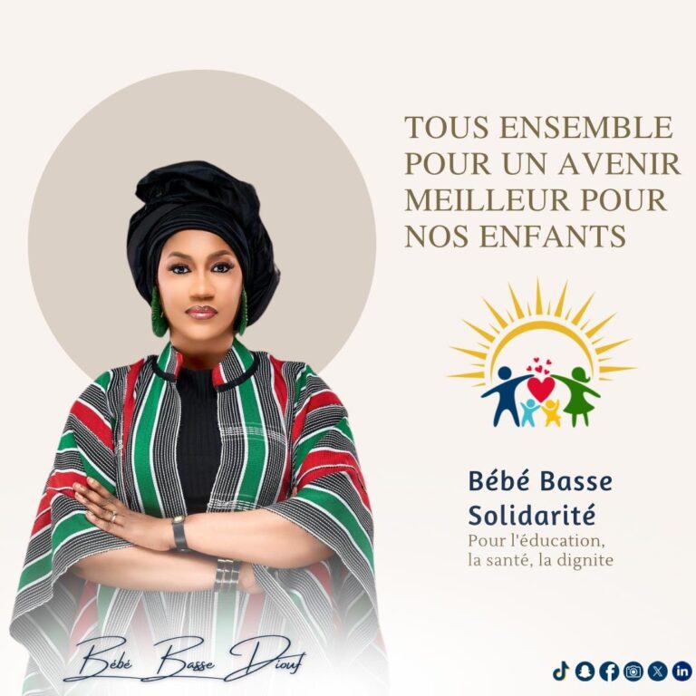 La femme du chanteur Pape Diouf lance son association caritative : “Bébé Bass Solidarité