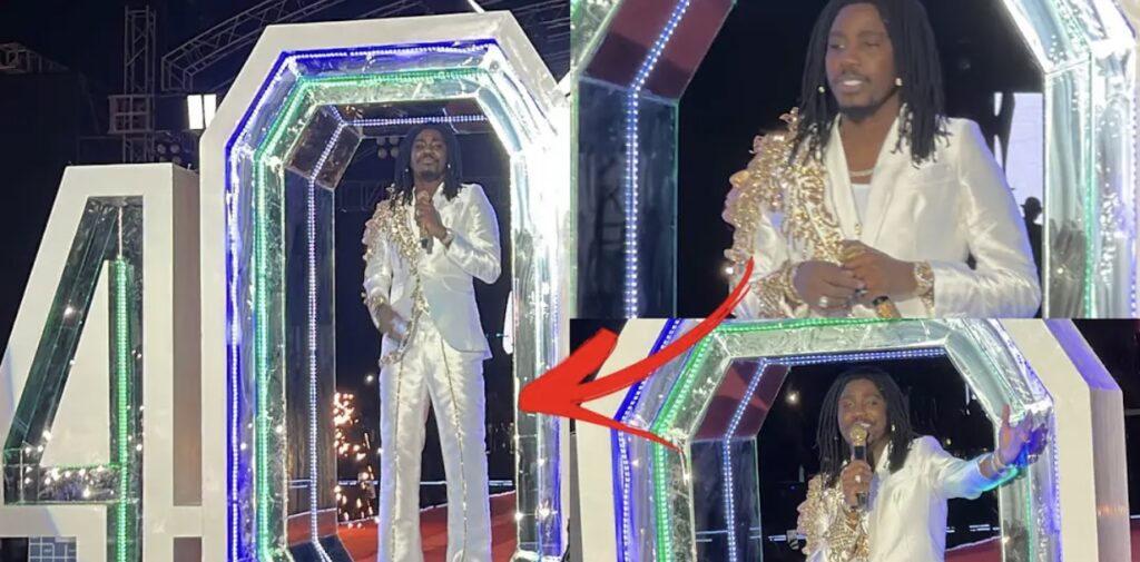 (Vidéo) – Concert 40e anniversaire de Wally : L’incroyable entrée du chanteur qui choc la toile…