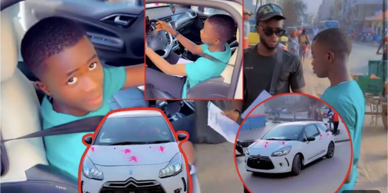 (Vidéo) – Souhaibou offre une belle voiture à son fils Serigne Saliou…