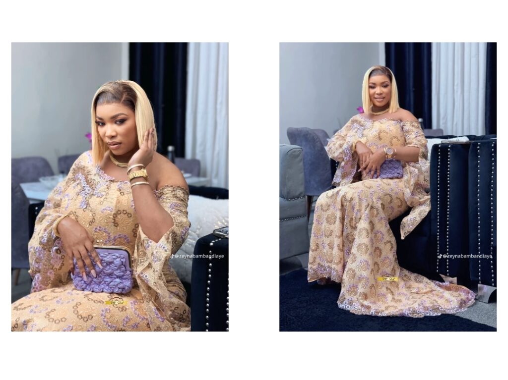 Zeyna Bamba éblouit la toile avec une tenue somptueuse pour la Korité