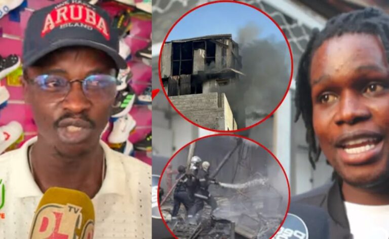 (Vidéo)- El Pothio dévoile enfin les dessous de l’incendie à la boutique de Mor Talla Fall Sandaga