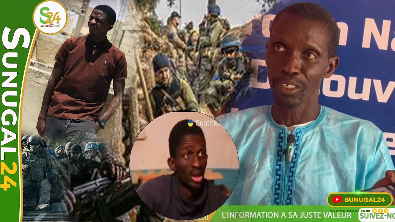 Le père de Malick Diop lance un appel désespéré pour retrouver son fils capturé en Ukraine