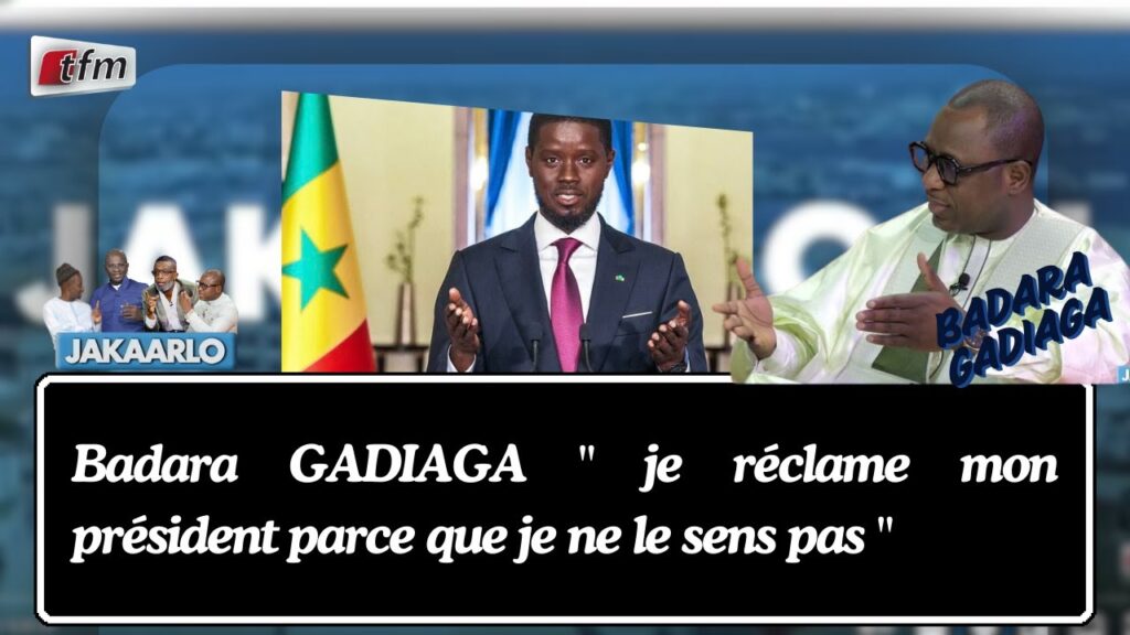 Badara Gadiaga critique le Chef de l’État : « Il a choisi d’être un intérimaire »