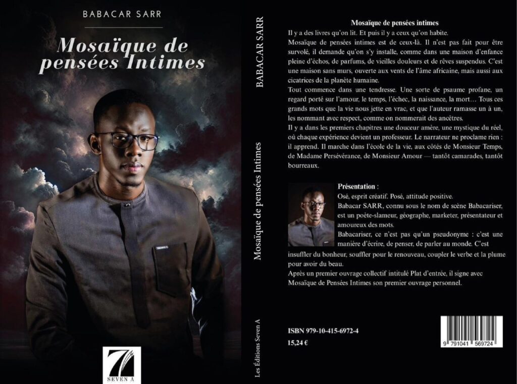 «Mosaïque de pensées intimes»: Babacar Sarr publie un cri d’âme et d’espoir