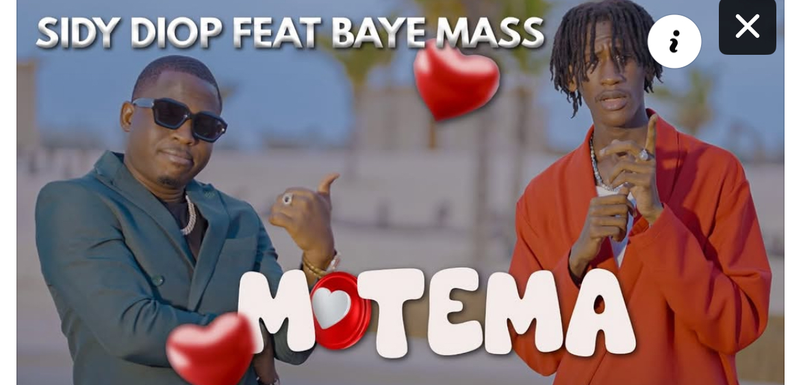 ((Clip officiel)— « Motema » : le nouveau single brûlant de Sidy Diop et Baye Mass