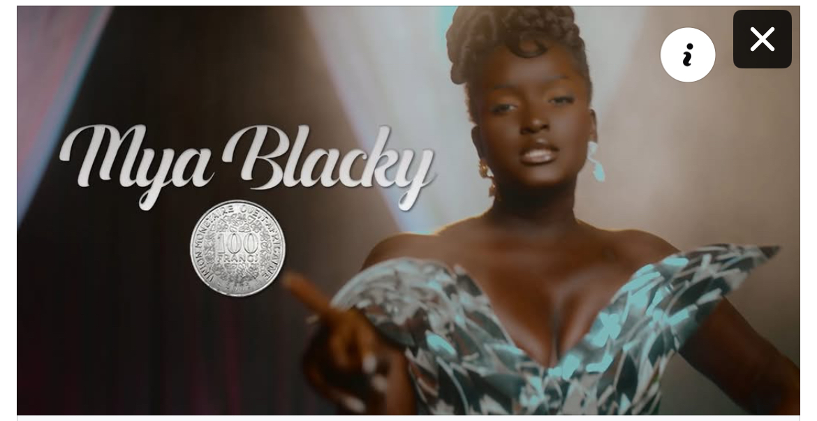 (Clip officiel)- Mya Blacky tape fort avec son premier single solo : « 100fr »