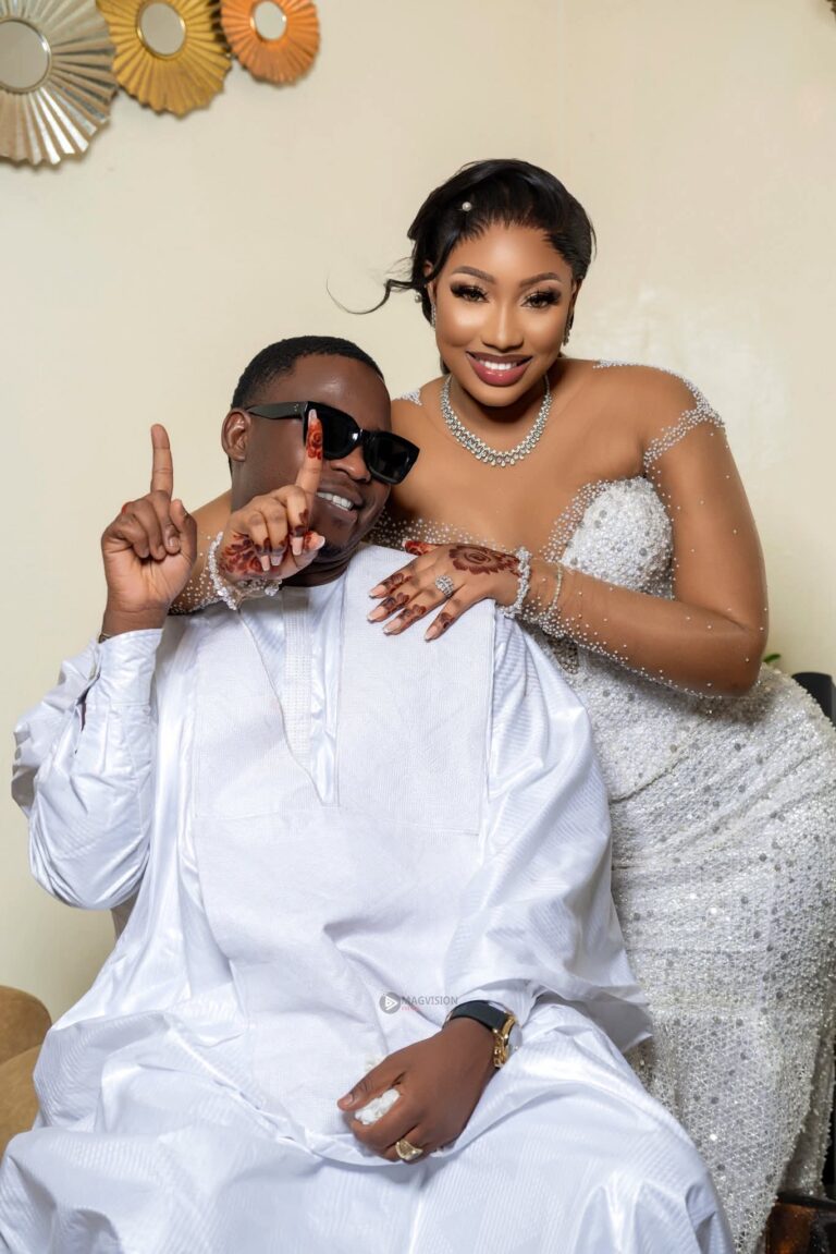 Photos – Sidy Diop et Nastou : un amour scellé sous les projecteurs