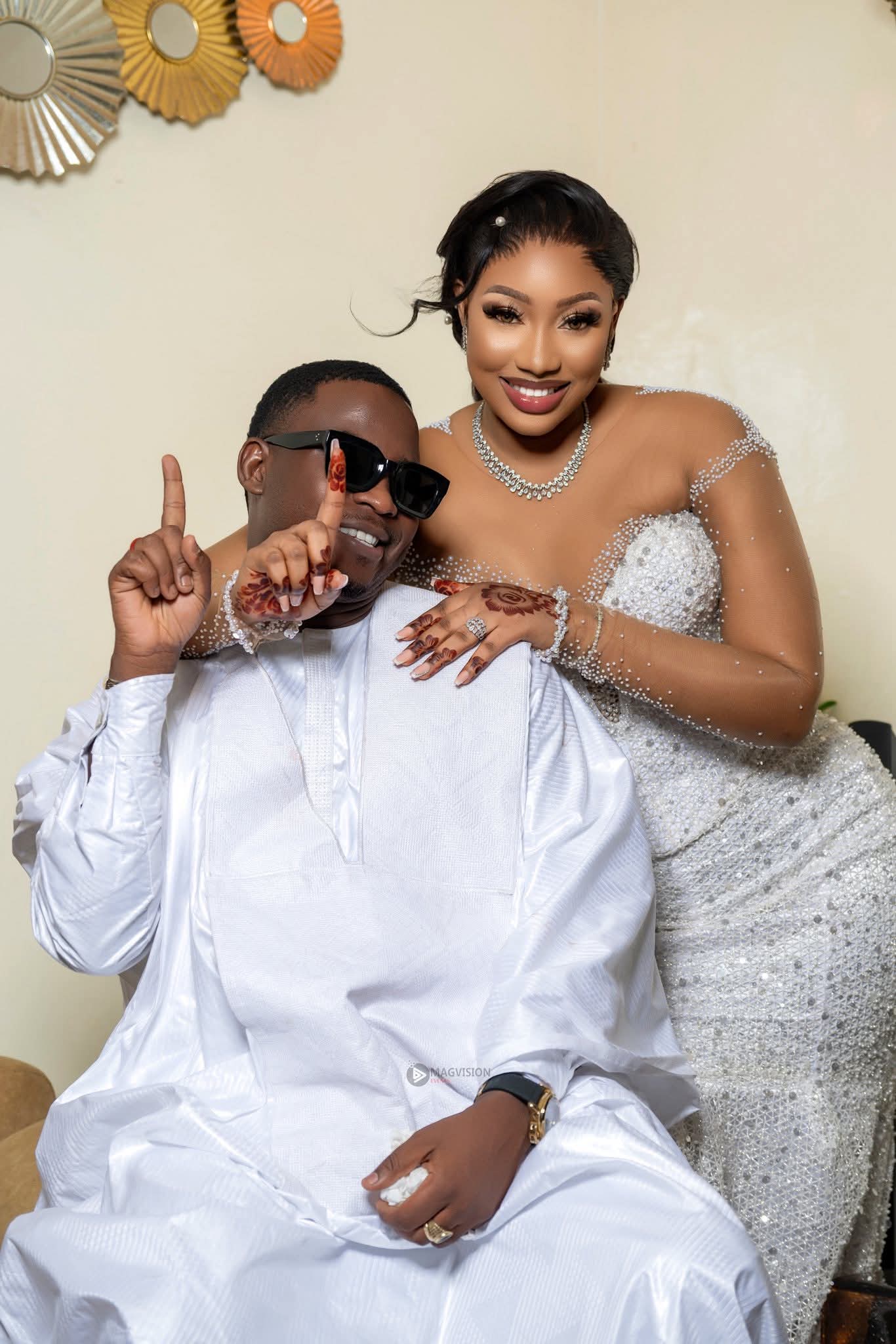 Photos – Sidy Diop et Nastou : un amour scellé sous les projecteurs