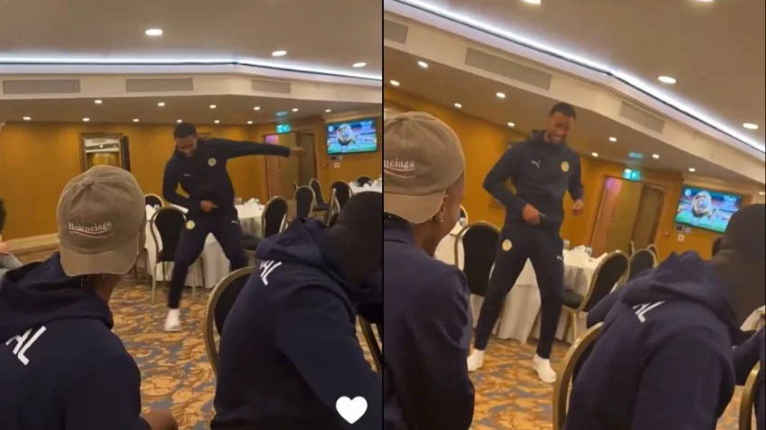 Le bizutage de Yehvann Diouf avec les Lions est à mourir de rire ! (vidéo)