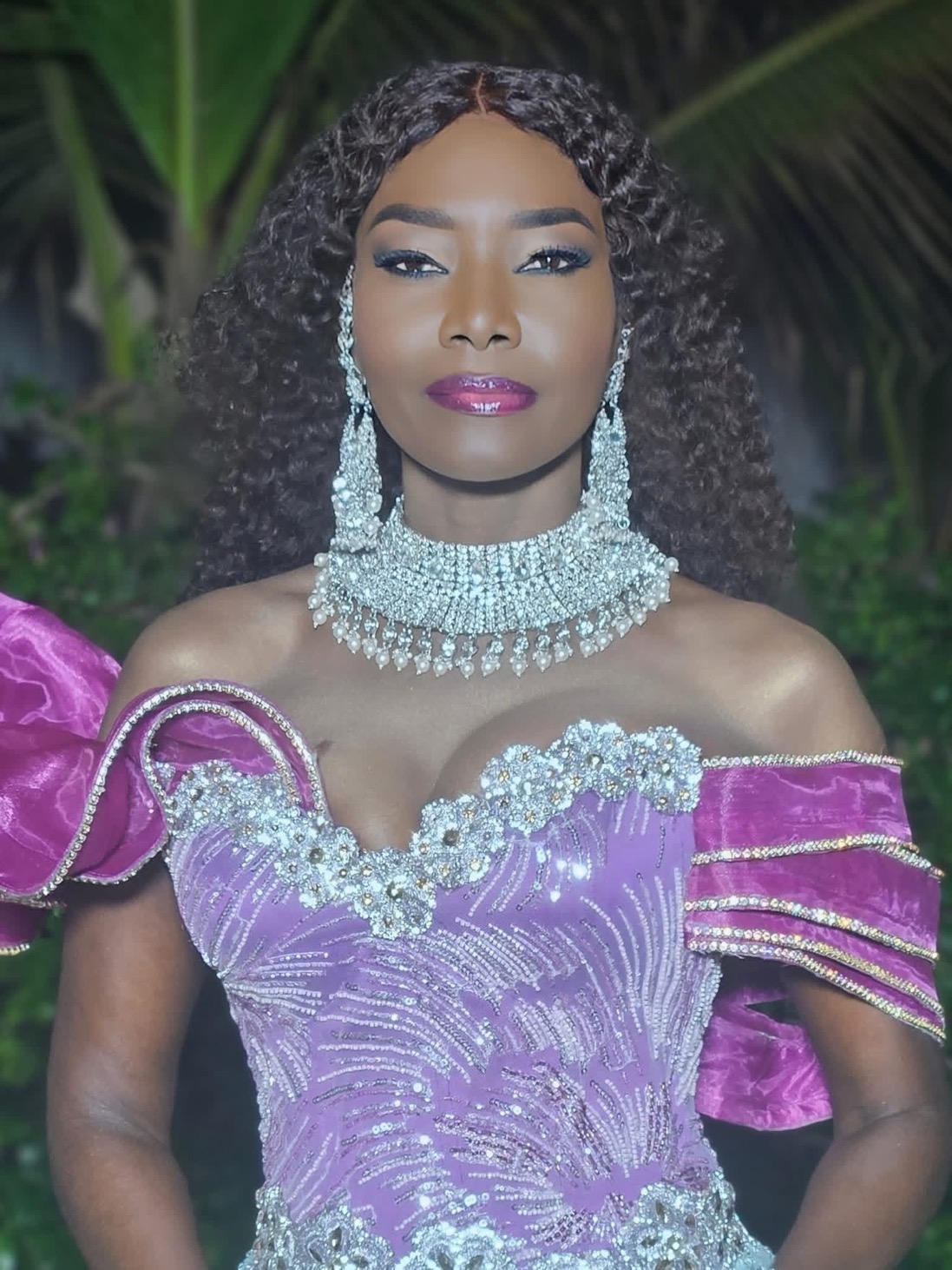(Photos)- Entre élégance et éclat, Coumba Gawlo enchante la Tabaski