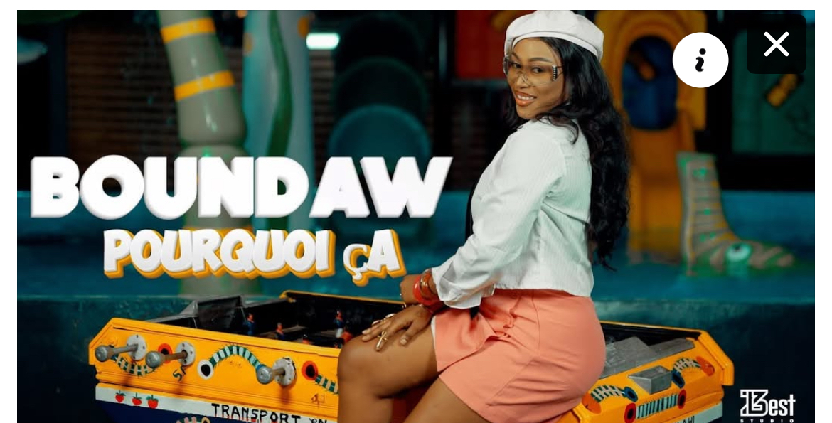 (Clip officiel)- La jeune chanteuse Boundaw dévoile son nouveau single “Pourquoi Ça”