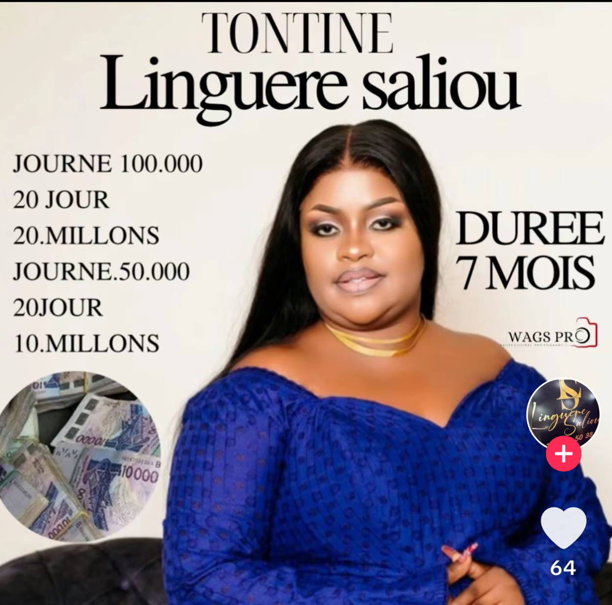 Arnaque XXL sur TikTok : Linguere Saliou épinglée à nouveau !