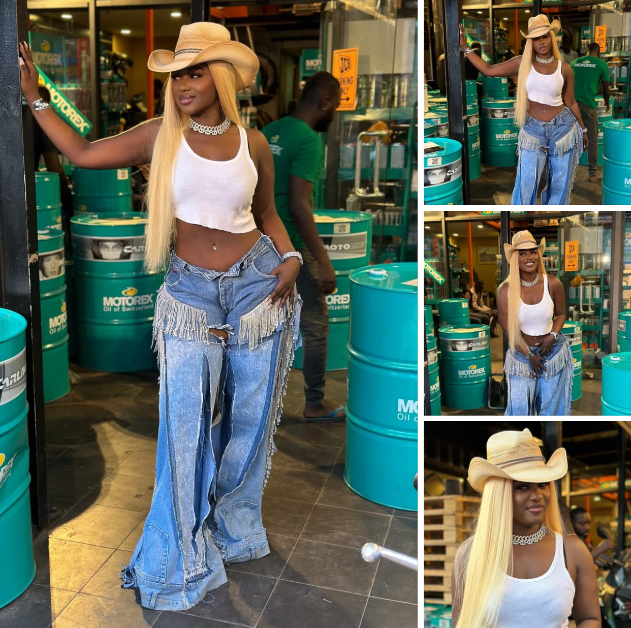 Mia Guissé adopte un look cowgirl urbain pour le clip d’Adviser