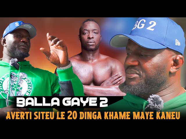 (Vidéo) – De retour au Sénégal, Balla Gaye 2 avertit Siteu : « Lima ligueye geum nani combat bi dou yagg »