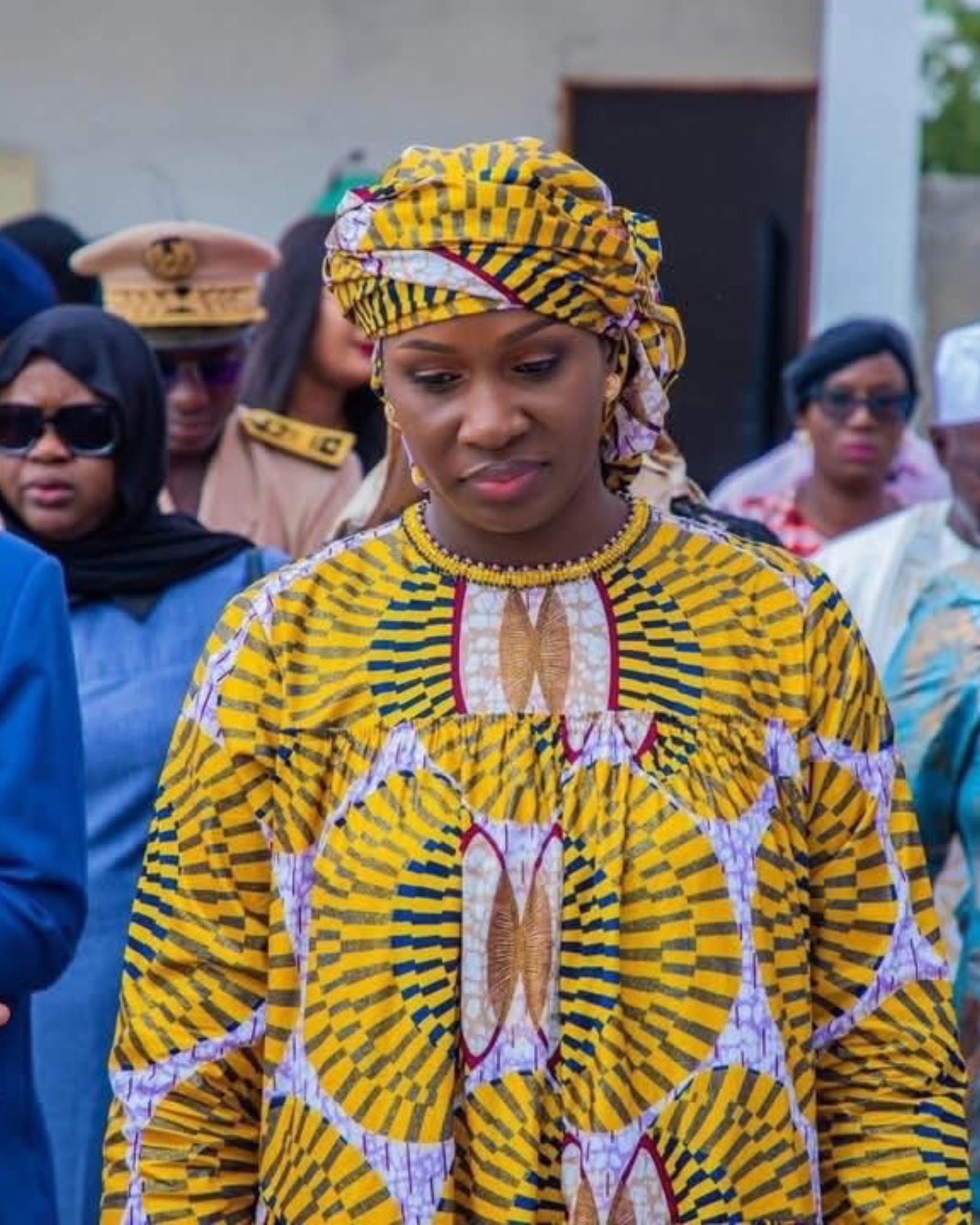 (Photos)- Sobriété et engagement : Marie Khone Faye en wax à Saint-Louis