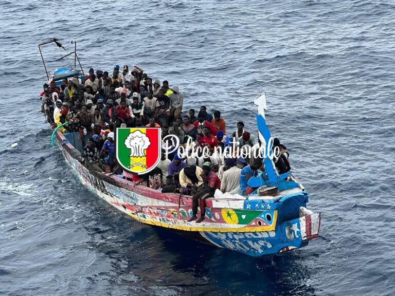 Tentative de migration interceptée : 244 migrants secourus au large de Saint-Louis