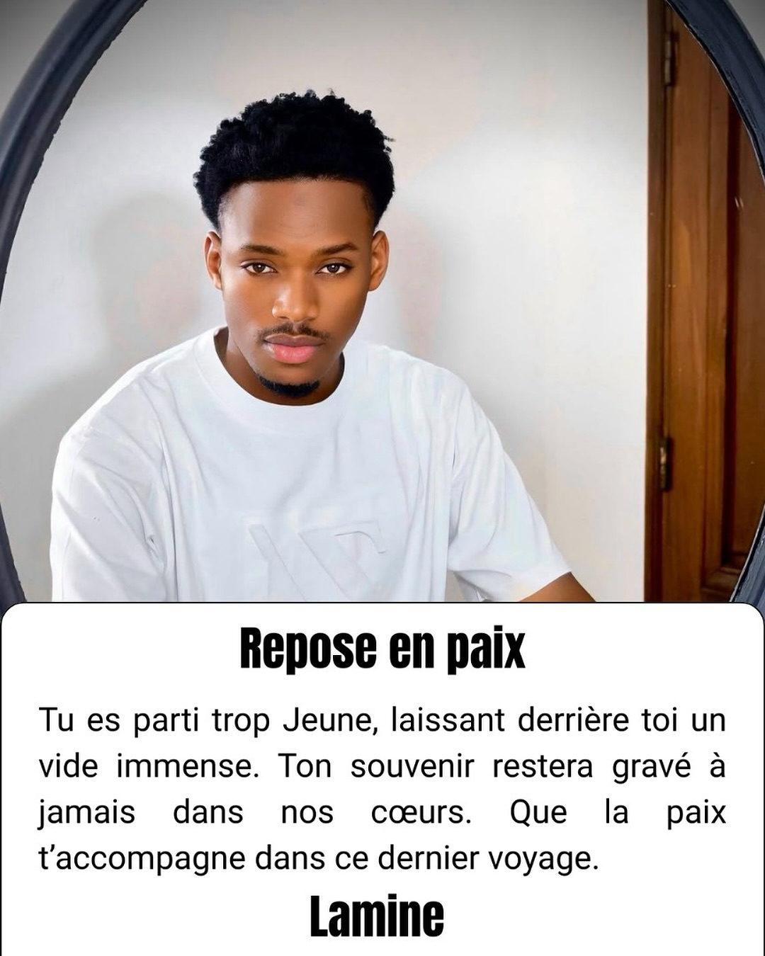 Décès tr@gique de Lamine Diallo Séne, jeune talent de Sen Petit Gallé
