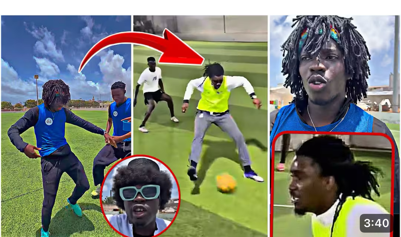 (Vidéo): Dudu Fait des Vidéos dans la peau de Wally Seck au foot amuse la toile