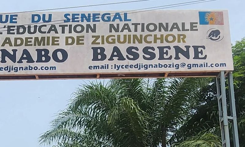Ziguinchor : Le bureau du surveillant du Lycée incendié par les candidats du Bac