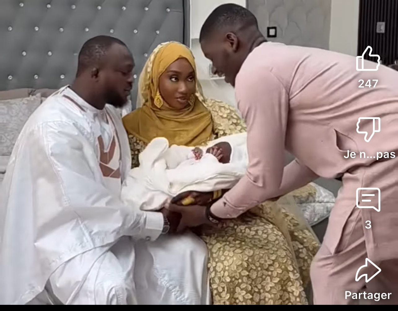 (Vidéo): Les premières images du baptême du fils de Modou Lo
