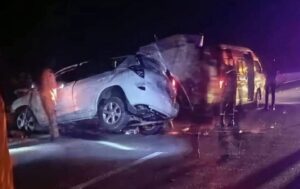 Accįdent nocturne sur l’axe Dakar–Diamniadio : gros embouteillage