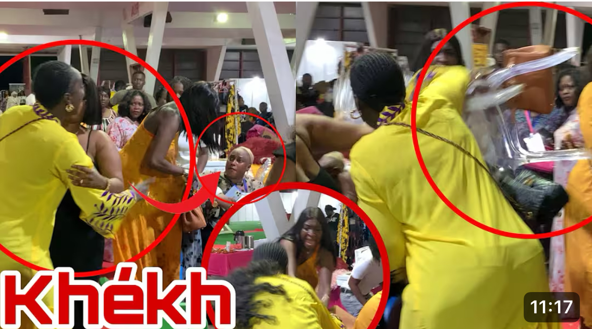 (Vidéo)- Scène choc à la Foire : Penda Guissé s’illustre dans une violente bagarre