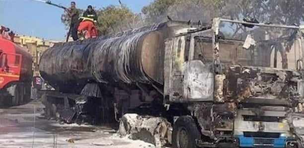 Thiès sous le choc : un camion prend feu, expløse et fait six blessés