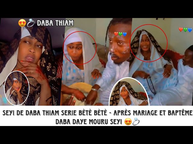 (Vidéo) : Daba Thiam rejoint son domicile conjugal